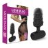 Ljubićasti Čepić - mini analni vibrator (crni)