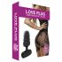 Ljubićasti Čepić - mini analni vibrator (crni)