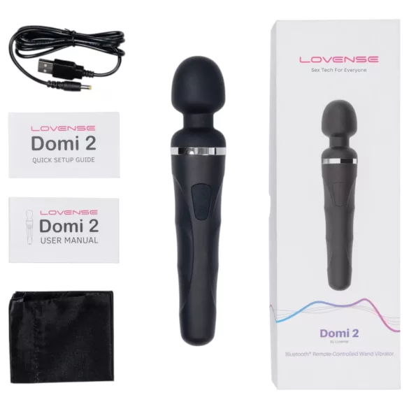 LOVENSE Domi 2 - pametni masažer vibrator (crni)