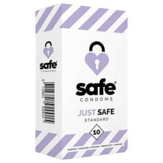   SAFE Just Safe - стандардни кондом - ванила (10 ком)