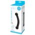 GLAS - dupli dildo od stakla (crni)