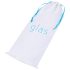 GLAS - dupli dildo od stakla (crni)