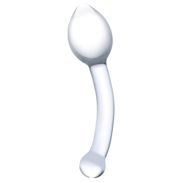 GLAS - стаклена dupla analna dildo (providna)
