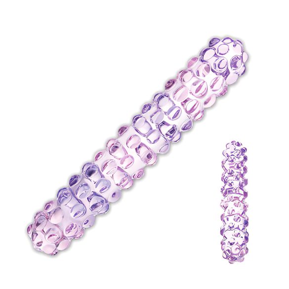 GLAS No. 94 - stakleni dildo sa kuglicama (ružičasti)