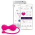 LOVELIFE BY OHMIBOD - KRUSH - Pametna, akumulatorska ljubavna kuglica (ružičasta)