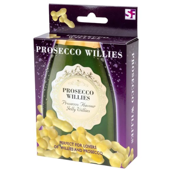 Willies Prosecco - penasti gumeni bomboni u obliku penisa, ukus proseka (120g)