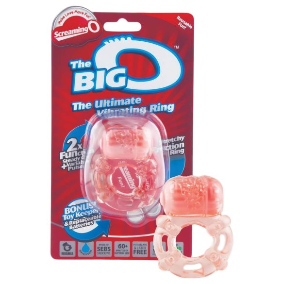 Screaming Big - Vibrirajući Prsten za Penis (Breskva)