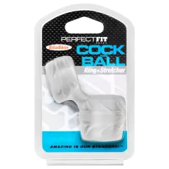 SilaSkin Prsten za Penis i Testise (beli)