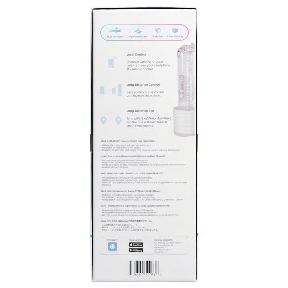 LOVENSE Max 2 - pametna masturbatora (bela)