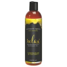   Intimate Earth Relax - ulje za masažu - limunova trava-kokos (120ml)