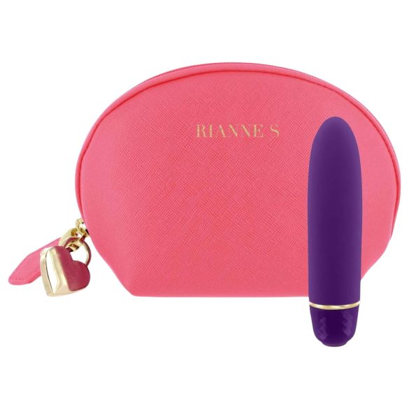 Rianne Essentials Classique Deep - силиконски вибратор у облику кармина (љубичасти)
