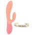 Rianne Essential Xena - punjivi vibrator s grejanjem (breskva-koral)