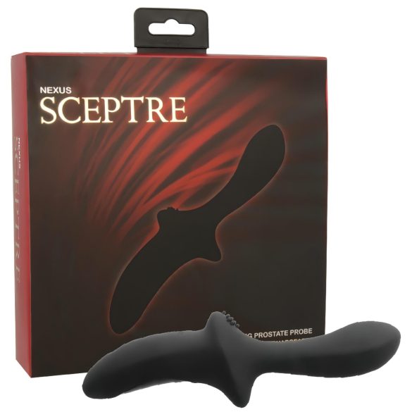 Nexus Sceptre - silikonski masažer prostate vibrator (crni)