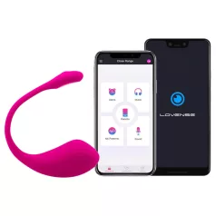   Lovense Lush 2 - nosivo, aplikacijom upravljano vibrirajuće jaje (pink)