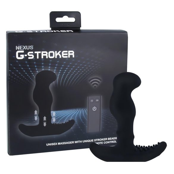 Nexus G-stroker - daljinski vibrirajući masažer prostate (crna)