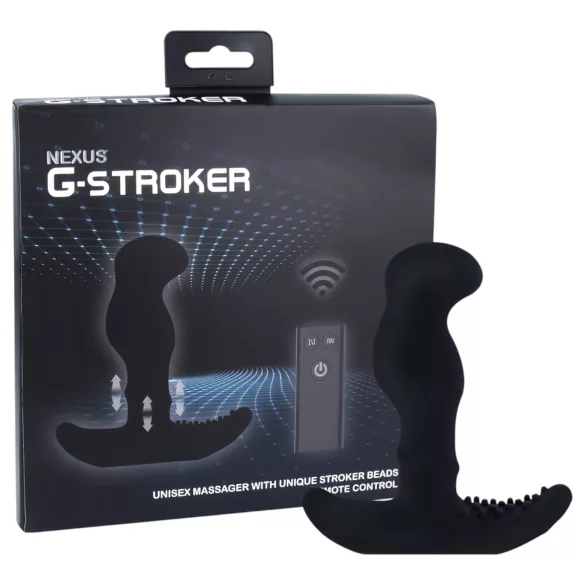 Nexus G-stroker - daljinski vibrirajući masažer za prostatu (crna)