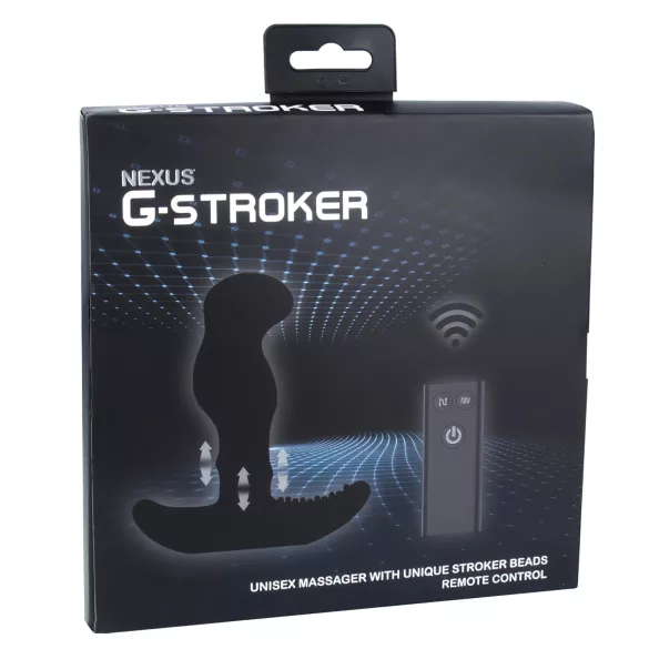 Nexus G-stroker - daljinski vibrirajući masažer za prostatu (crna)