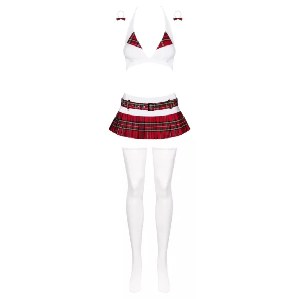 Obsessive Schooly - Kostim za učenicu (6 delova) - L/XL