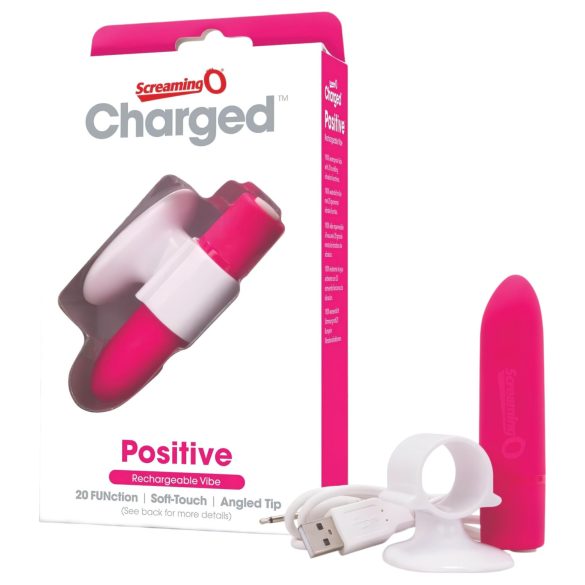 Screaming O Positive - super jak punjač vibrator (pink)