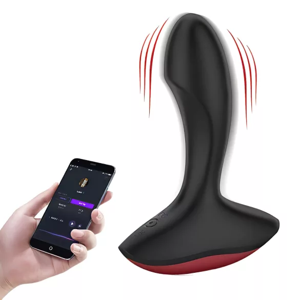 Magic Motion Solstice - aplikacijom upravljani vibrator za prostatu, za muškarce (crni)