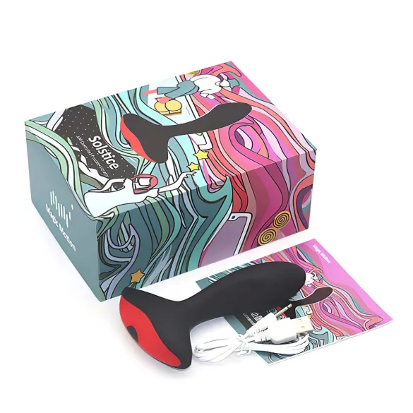 Magic Motion Solstice - aplikacijom upravljani vibrator za prostatu, za muškarce (crni)