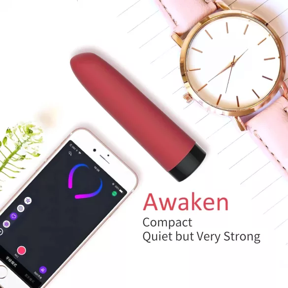 Magic Motion Awaken - pametni mini vibrátor na baterije (crveni)