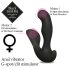 FEELZTOYS Black Jamba - bežični, grejni analni vibrator (crni)