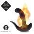 FEELZTOYS Black Jamba - bežični, grejni analni vibrator (crni)