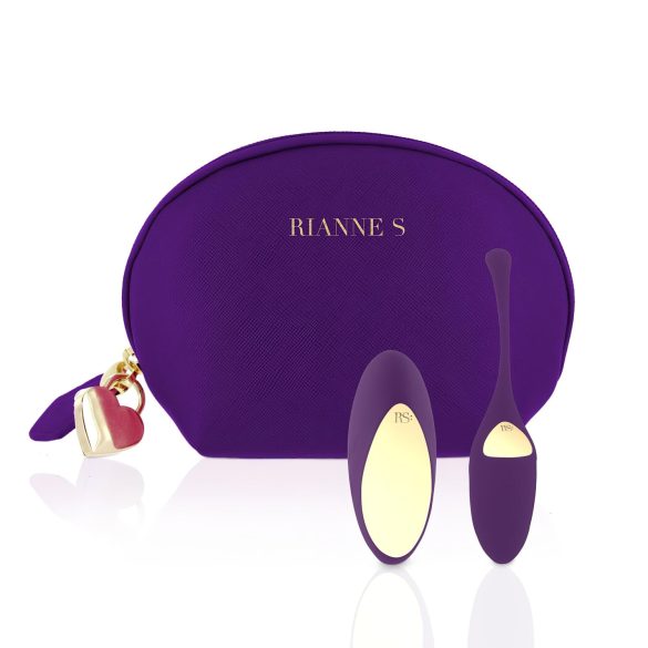 Rianne Essentials Pulsy - bežični vibrirajući ljubičasti jaje sa punjačem