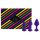 FEELZTOYS Bibi - set analnih čepova - ljubičasta (3 komada)