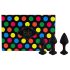 FEELZTOYS Bibi - set analnih čepova - crni (3 komada)