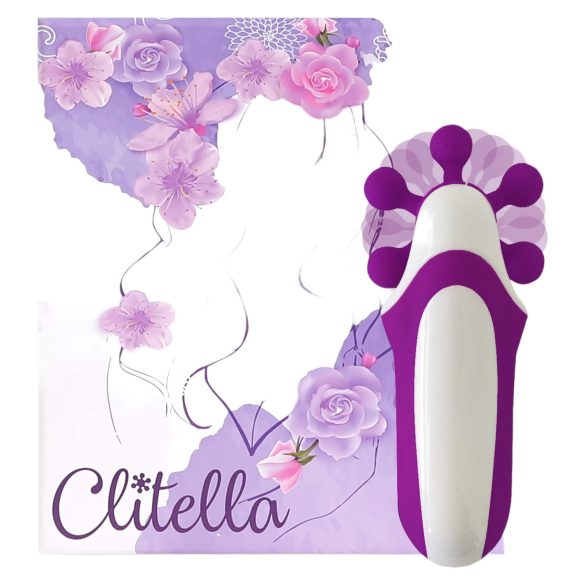FEELZTOYS Clitella - punjivi rotirajući oralni vibrator (ljubičasti)