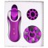 FEELZTOYS Clitella - punjivi rotirajući oralni vibrator (ljubičasti)