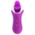 FEELZTOYS Clitella - punjivi rotirajući oralni vibrator (ljubičasti)