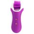 FEELZTOYS Clitella - punjivi rotirajući oralni vibrator (ljubičasti)