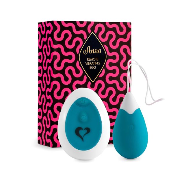 FEELZTOYS Anna - bežično vibrirajuće jaje na punjenje (zeleno)