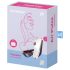Satisfyer Traveler - putnići stimulator za klitoris (crno-beli)