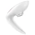 Satisfyer Pro 4 Couples - vibratori za parove sa talasima vazduha, na punjive baterije (beli)