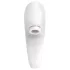 Satisfyer Pro 4 Couples - vibratori za parove sa talasima vazduha, na punjive baterije (beli)