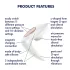 Satisfyer Pro 4 Couples - vibratori za parove sa talasima vazduha, na punjive baterije (beli)