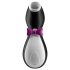 Satisfyer Penguin - punjač, vodootporni klitoralni stimulator (crno-beli)