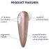 Satisfyer 1 Broj Jedan - stimulans klitorisa s talasima vazduha (braon)