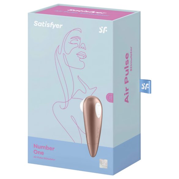 Satisfyer 1 Number One - stimulator klitorisa s vazdušnim talasima (braon)