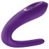 Satisfyer Double Classic - vodootporni, punjivi parni vibrator (ljubičasti)