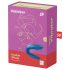 Satisfyer Double Whale – Dvostruki vibrator za parove sa 2 motora (plavi)