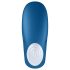 Satisfyer Double Whale – Dvostruki vibrator za parove sa 2 motora (plavi)
