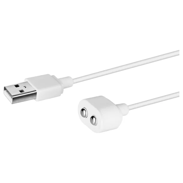 Satisfyer - magnetni USB kabl za punjenje - 2 komada (bela)