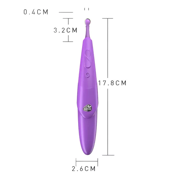 Zumio Soft - bežični klitoralni vibrator (ljubičasti)