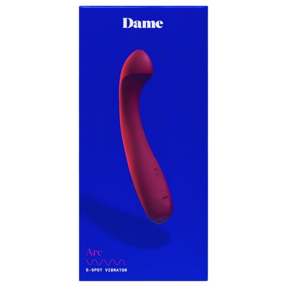 Dame Arc - punjivi G-tačka vibrator (ružičasti)
