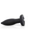Vrišteći Čep - bežični, punjivi analni vibrator (crni)